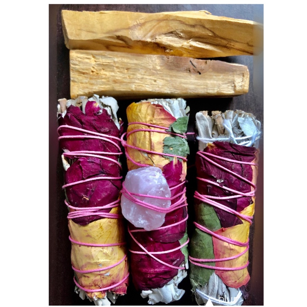 COPY - Rose Quartz Smudge Bundle